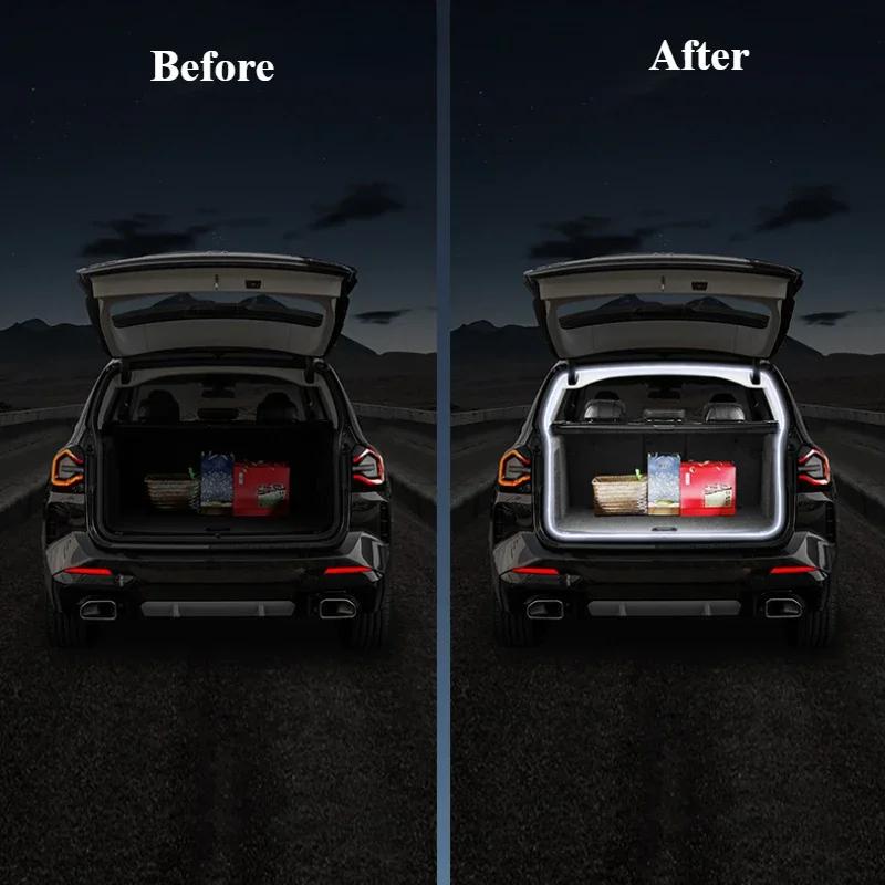 Trunk Running Water Welcome Lighting for BMW IX1 X2 X3 IX3 X4 X5 X6 X7 Interior Decoration Ambient Lighting Modification Tools
