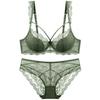 Cross-Border Lace Cotton U-Back Bra: Sexy, French-Inspired, Small Chest Enhancing Bra