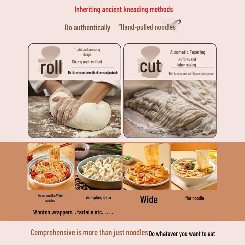 Baijie Edelstahl-Nudelmaschine für den Haushalt