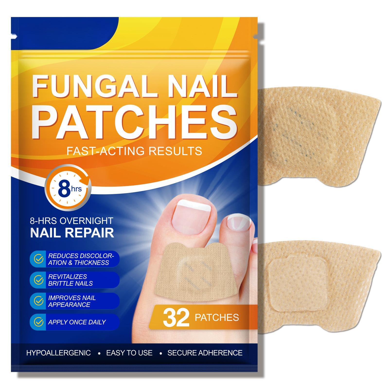 32Pc Toenail Patches Nail Repair Extra Strength Patches For Toenail Fingernail Non-Irritating And Breathable Nail Repair Renewal