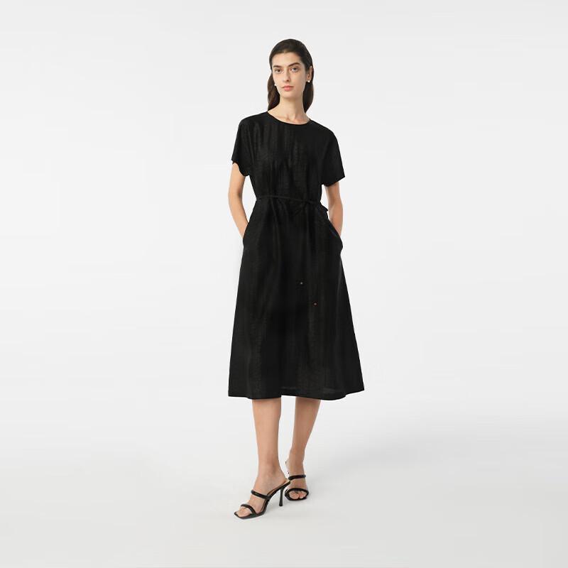 GOELIA Xiangyunsha New Chinese Style Qipao Dress with Frog Buttons