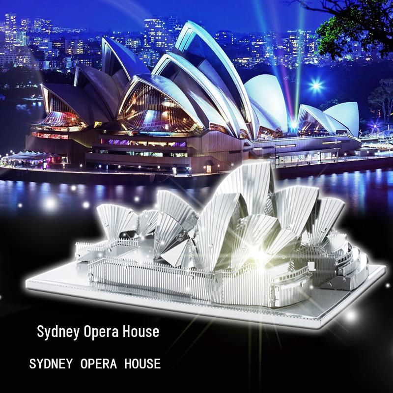 

Sydney Opera House 3D All-Metal DIY Assembly Puzzle Model
