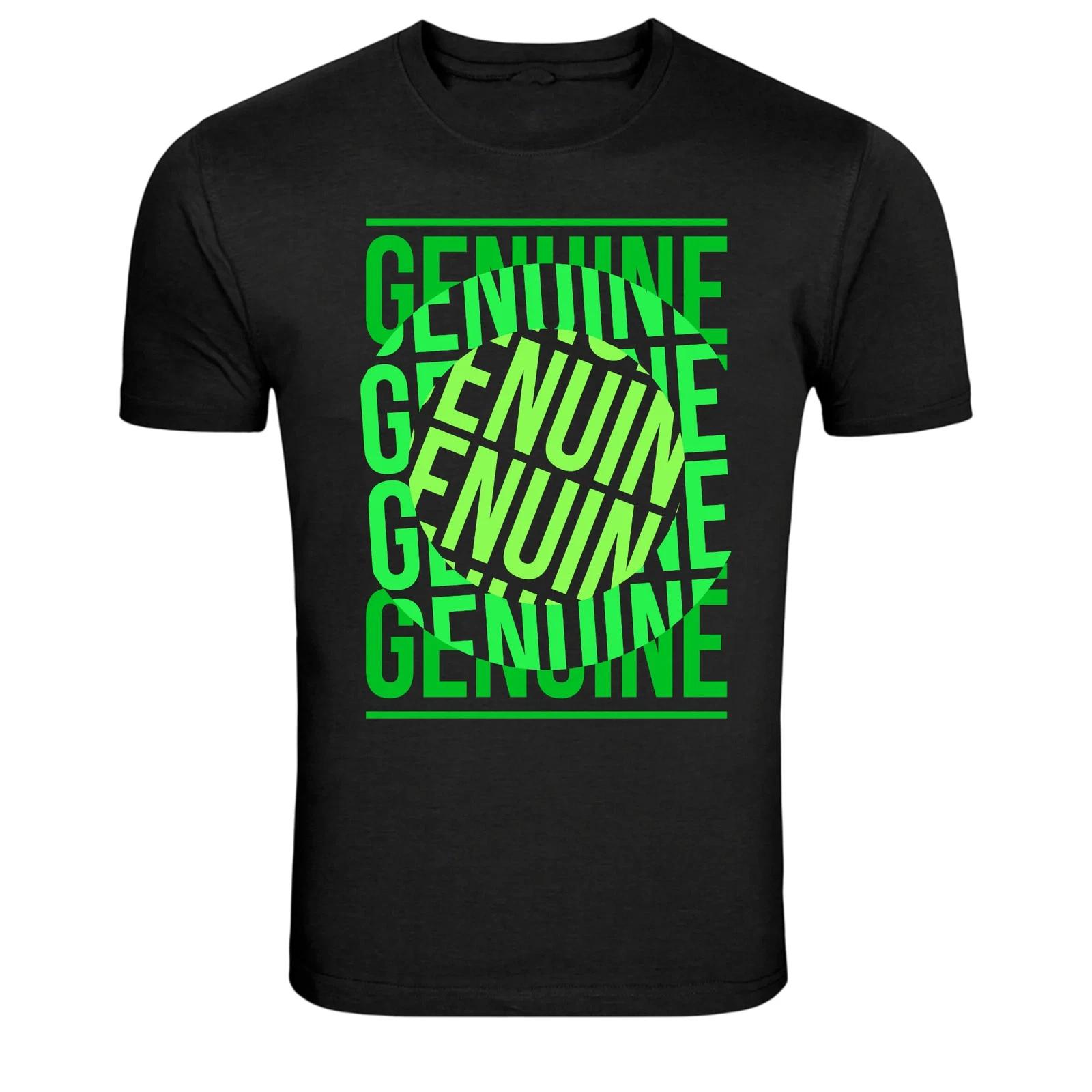 Genuine Street Style Urban Typography Graphic T-Shirt XXL