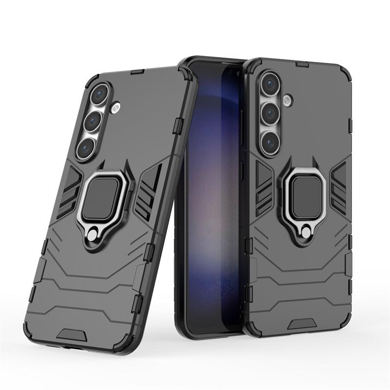 For Samsung Galaxy S25 Case For Samsung S25 S24 S23 Ultra Plus FE Cover Shockproof Ring Magnetic Holder Fundas Samsung S25 Plus
