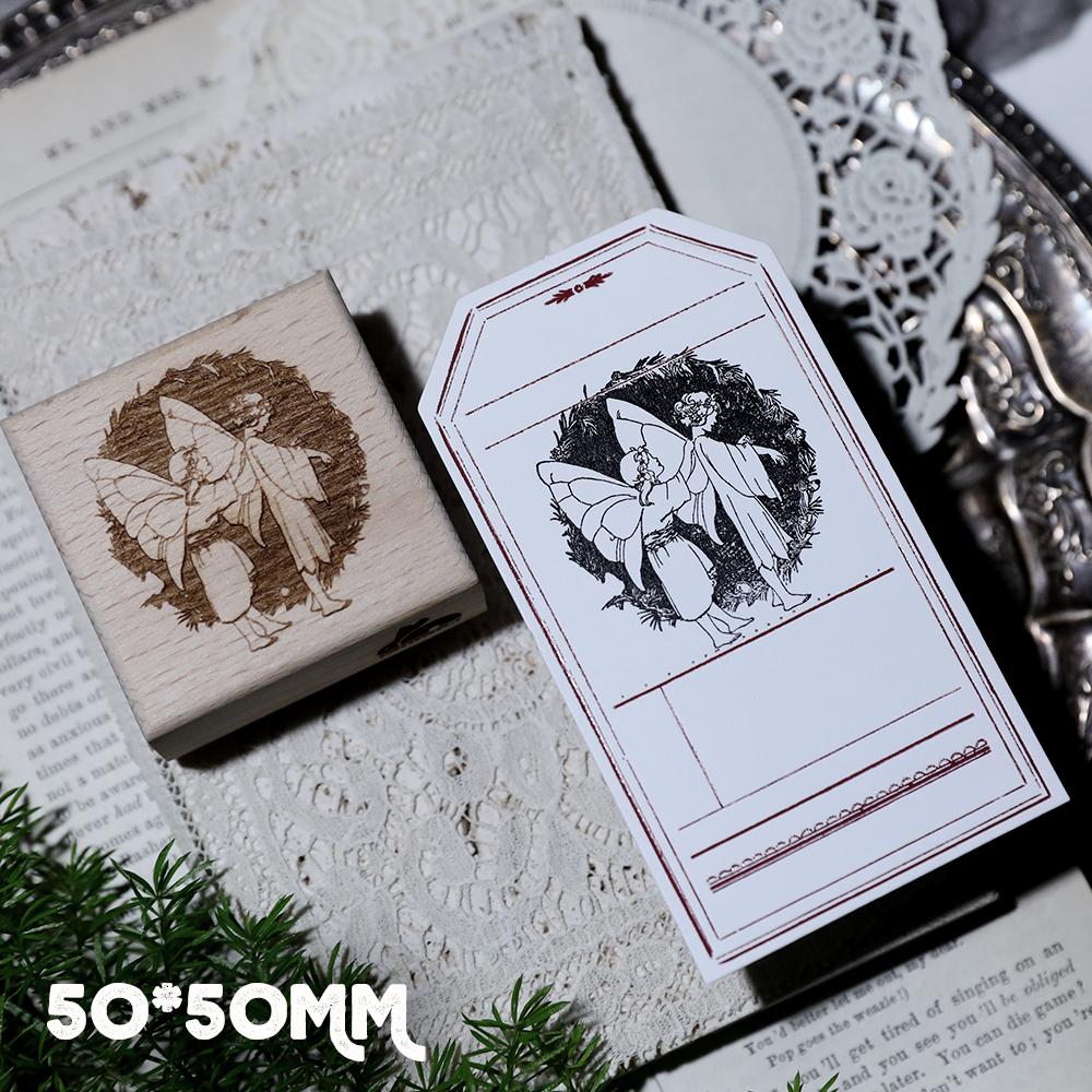 Vintage Diy Scrapbooking Stamp, Elf Realm, Salt Style, Versatile DIY, Light Retro, European and American Style