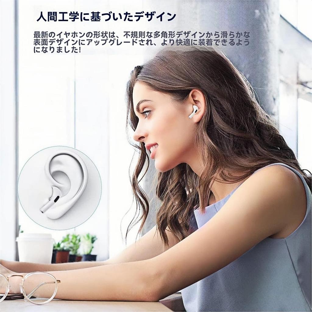 2026 Latest Bluetooth Wireless IPX7 Automatic Up to 50 Hours of HIFI Sound Low Instant Fast Single or for Web and Compatible with iPhone and Android