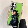 Anime Geto Suguru JUJUSU Plating Phone Case For Samsung Galaxy S24 S25 FE S26 Edge S23 Ultra S22 S21 Plus S20 Anti-Fall Airabag