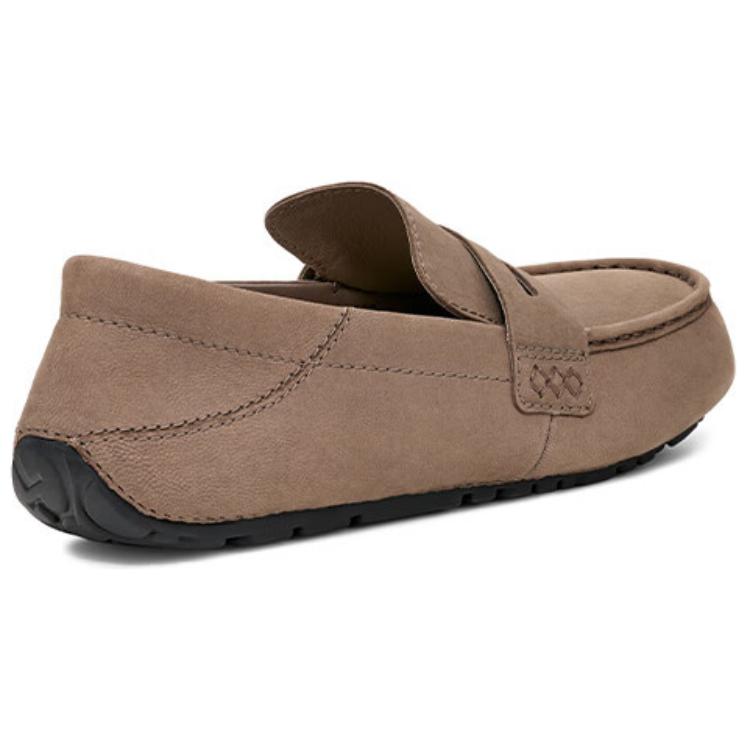 UGG Casual Heritage Sheepskin Loafers Men's Gray Brown 1166762-SKP