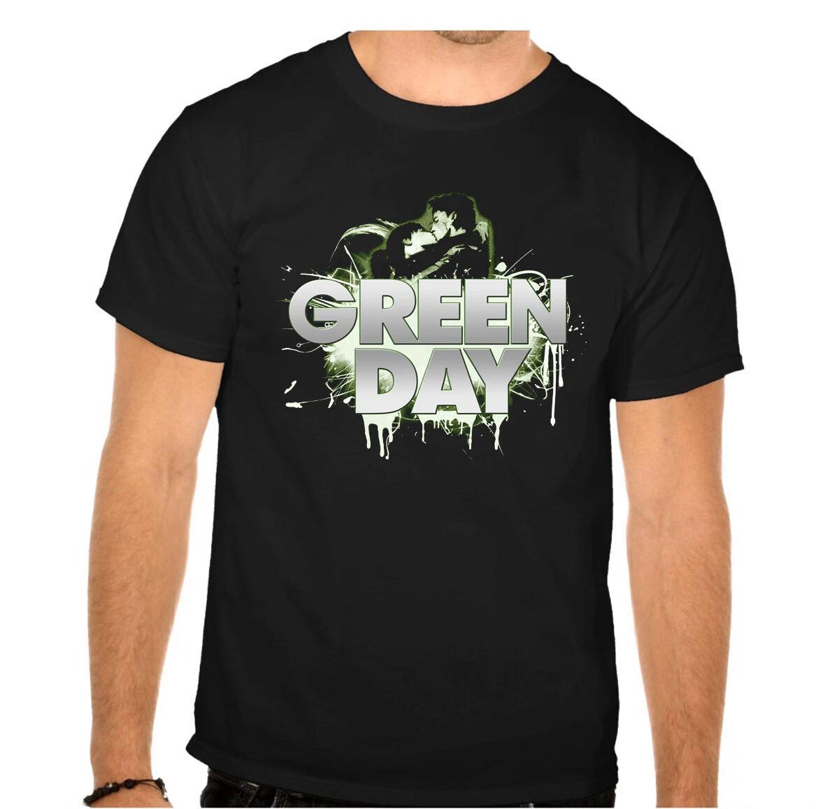 

GREEN DAY Рок-группа Легенды рок-музыки Черная ФУТБОЛКА -942- 4XL