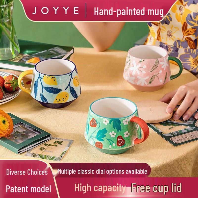 JOYYE Hand-Painted Ceramic Mug