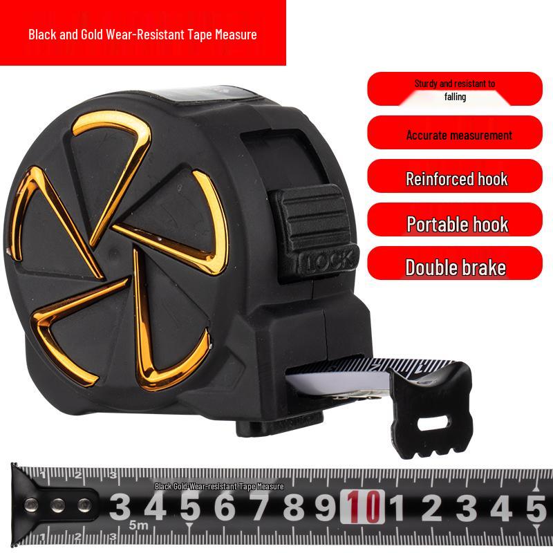 

Stainless Steel Waterproof Measuring Tape: 5m, 7.5m, 10m - Thickened, Hardened, Perfect for Woodworking & Home Use