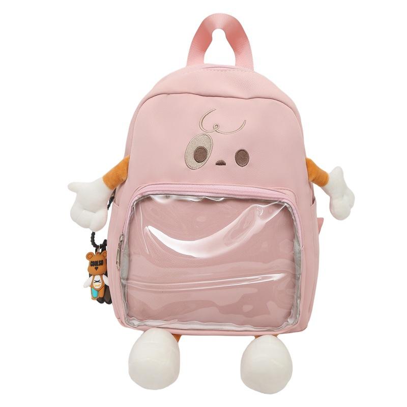 Schoolbag1011 New Kindergarten Large Capacity Backpack Weird School Bag Elementary School Pain Bag Cute Cartoon Backpack