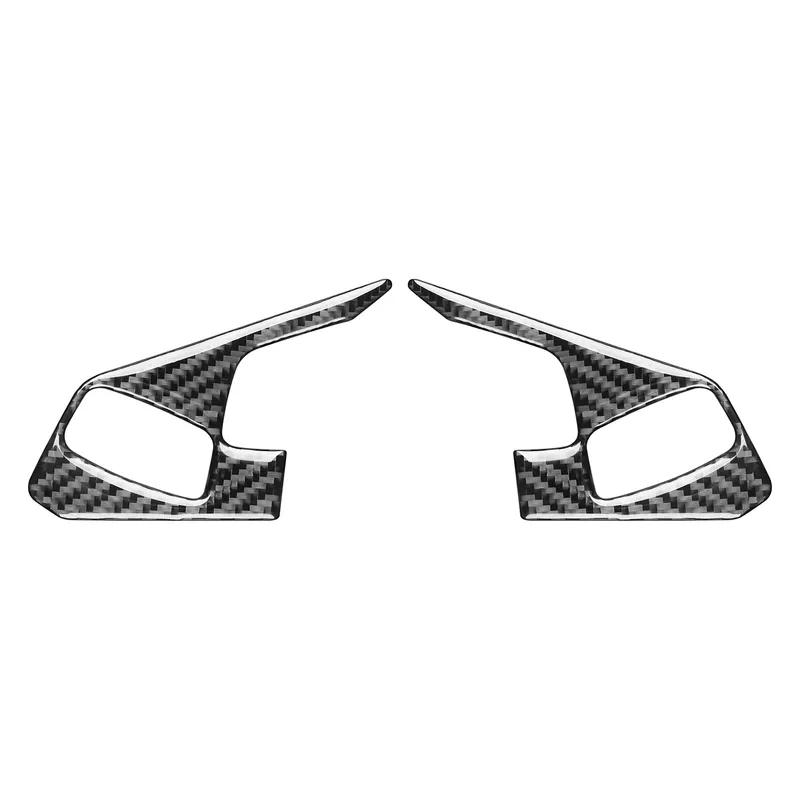 For Chevrolet Corvette C8 Z51 Z06 - Carbon Fiber Driver Wheel Button Decoration Car Accessories Interior Cover Stickers