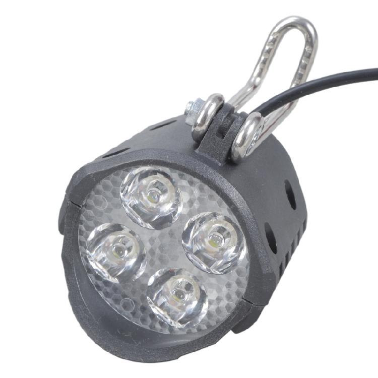Luce LED Anteriore con Campanello per Bicicletta Elettrica E-Bike, Antiurto e Impermeabile