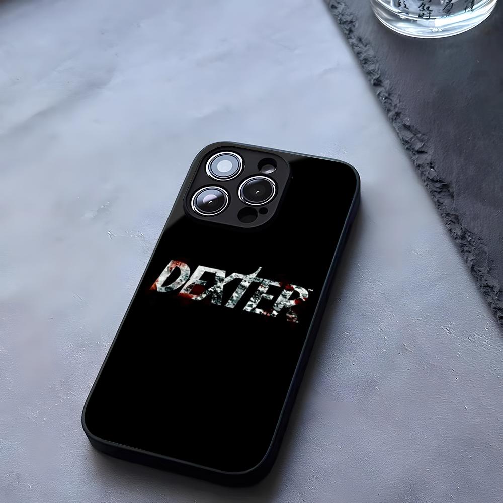 Dexter Morgan Pouzdro na telefon Tvrzené sklo Pro IPhone 17 13 14 16 12 15 11 Pro Max Plus Mini X XR SE2020 Coque