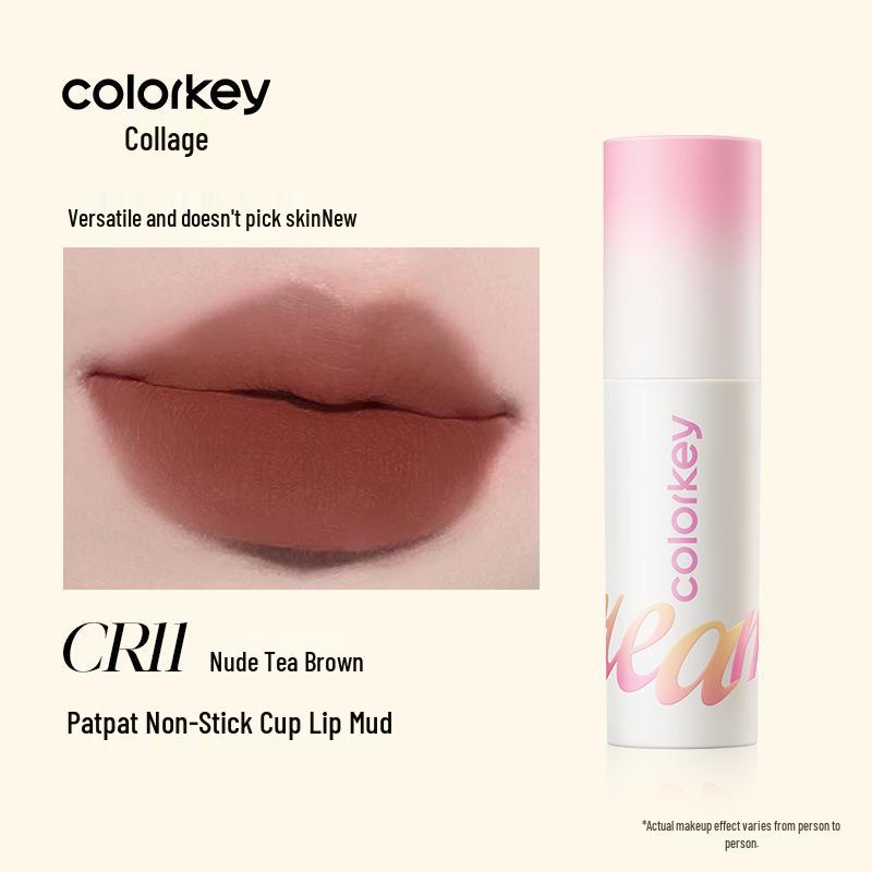 

Colorkey Lip Mud: Nude Matte Non-Transfer Lip Gloss and Lipstick
