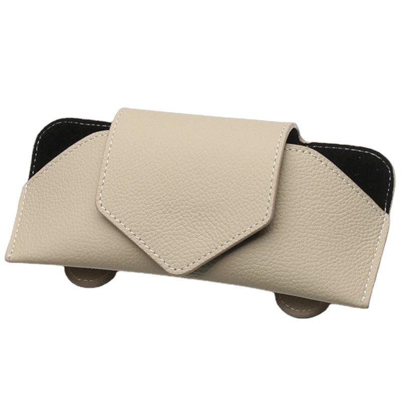 Puzdro na okuliare do auta Držiak na slnečné okuliare Držiak na slnečné okuliare Držiak na karty Univerzálny multifunkčný do auta