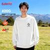 Baleno Herr Trendigt Tryck Lös Passform Crewneck Sweatshirt