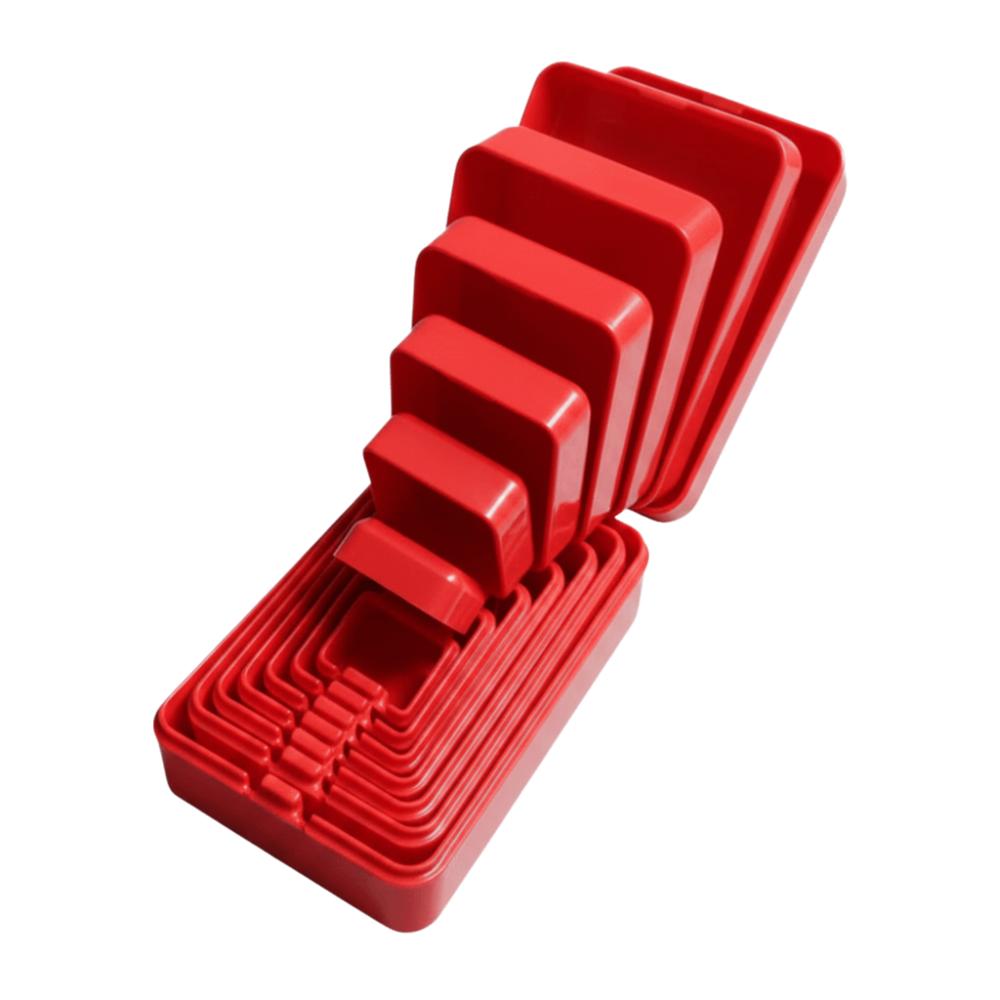 7-Layer 3D Printed Jewelry Storage Box Portable Matryoshka Box Hidden Safe Box Travel красный