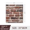 3D XPE Foam Self-Adhesive Brick Wall Stickers, 30x30cm, Small Size
