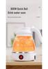 Compact Silicone Electric Travel Kettle - Collapsible and Portable Design