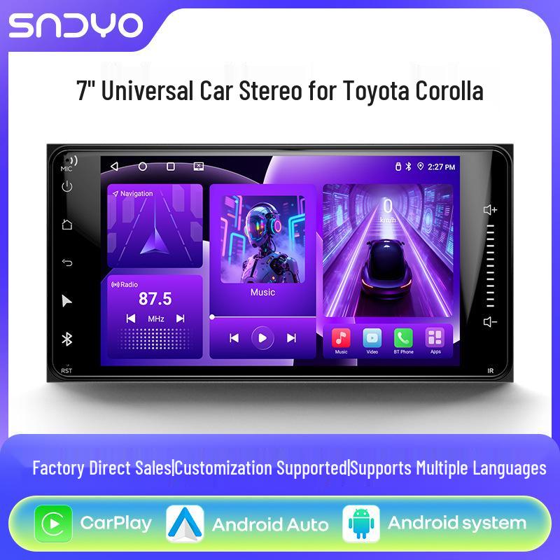 

Toyota Corolla 7 GPS Navigation System with Large Screen and CarPlay IPS/WiFi/1G+32G