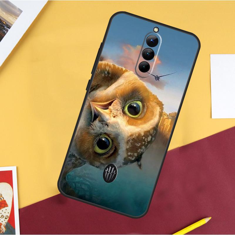 Animal Owl Case For ZTE Nubia Red Magic 10 Air 5G 6R 6 7 6S 7S Pro 8S 9S 10S 8 9 10 11 Pro Plus Cover