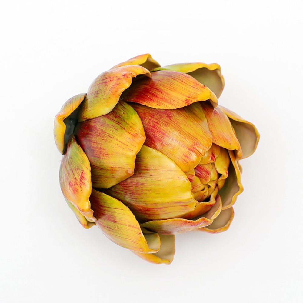 Creative DIY Large Artificial Artichoke Kitchen Decoration Handmade Fake Vegetables and Fruits Faux Artichokes Home