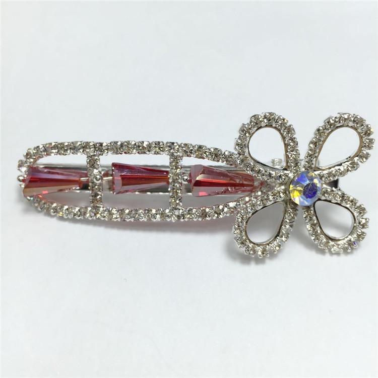 

Заколки для волос со стразами в корейском стиле и аксессуары «утконос» Silver