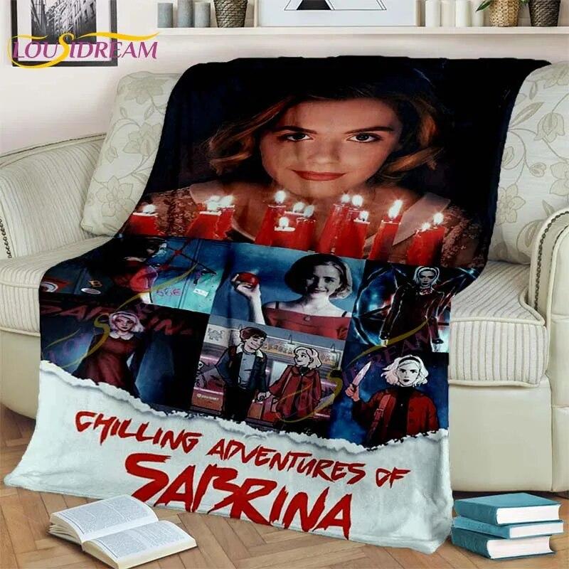 

Волшебное одеяло ведьмы, одеяло «Леденящие душу приключения Сабрины», одеяла с мультяшным принтом для кровати, дивана, офиса, фан-арт, одеяло, подарок для вентилятора