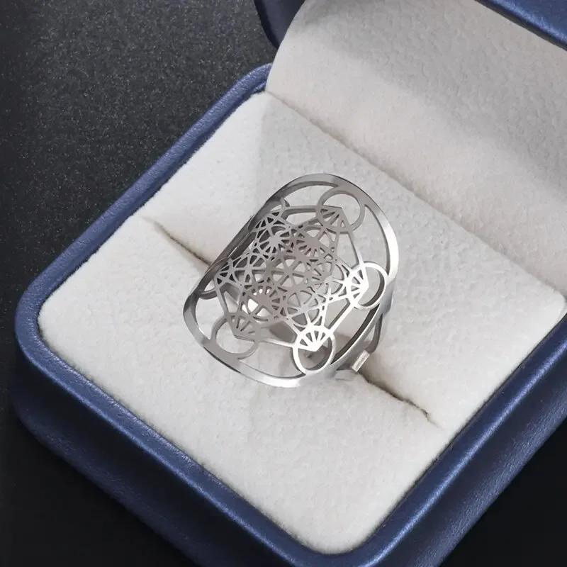 Ayatul Kursi Scripture Open Ring Quran Islamic Muslim Adjustable Ring Arabic Language Jewelry for Women Birthday Gift