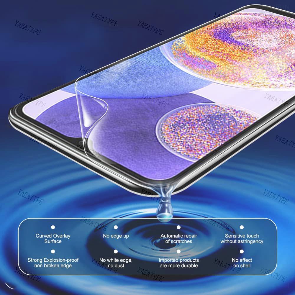 3 τεμάχια φιλμ υδρογέλης για samsung galaxy a56 a55 a54 a53 a36 a35 a34 a33 a16 a15 a14 a26 a25 a24 a52 a52s a06 προστατευτικό οθόνης