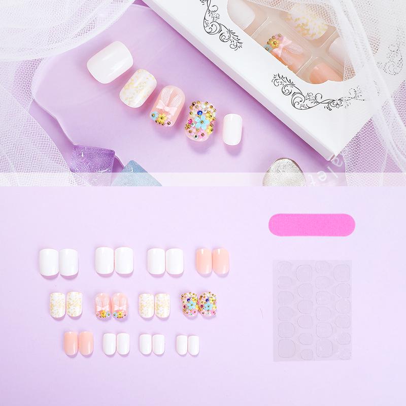 

New 3D Floral Rabbit Nail Art Accessories - High-Quality, Handmade, Fresh Summer Design