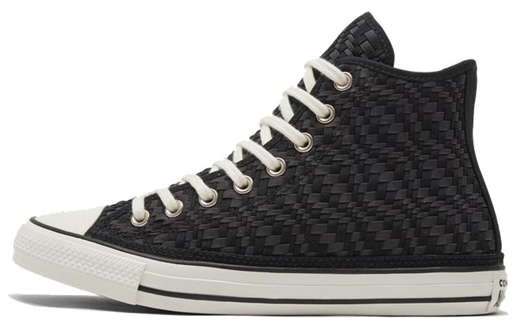 Men's Sneakers Converse Chuck Taylor All Star Hi Tonal Weaving Black Black/White/Black