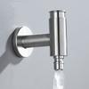 Black 304 Stainless Steel Faucet For Washing Machine Wall Mounted Balcony Mop Pool Tap Press Switch Single Cold Tap
