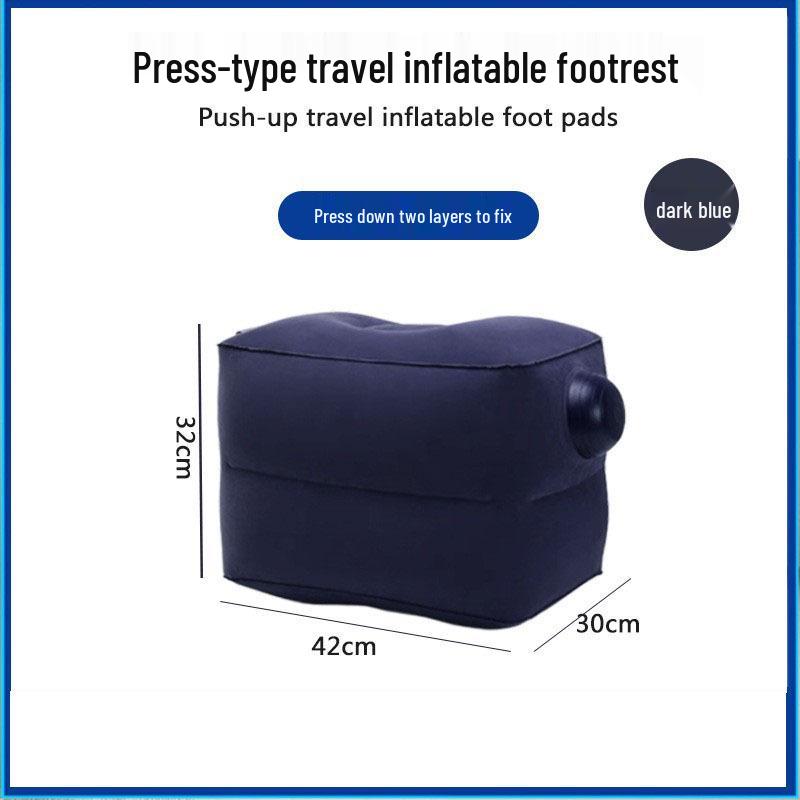 Two-Layer Portable Inflatable Footrest Mat for Yoga & Travel