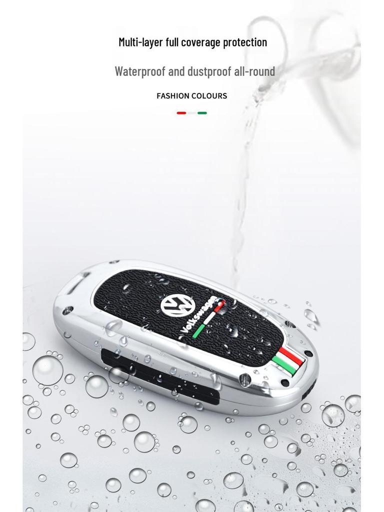Volkswagen Touareg One-Button Start Key Case (2011-2018) - Metal Smart Key Bag