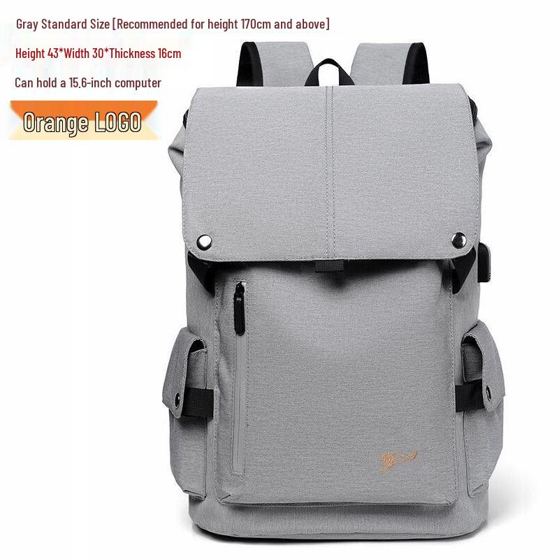 Men s Large Capacity Waterproof Laptop Backpack - Lightweight, Business Casual, Trendy Travel Bag for Students