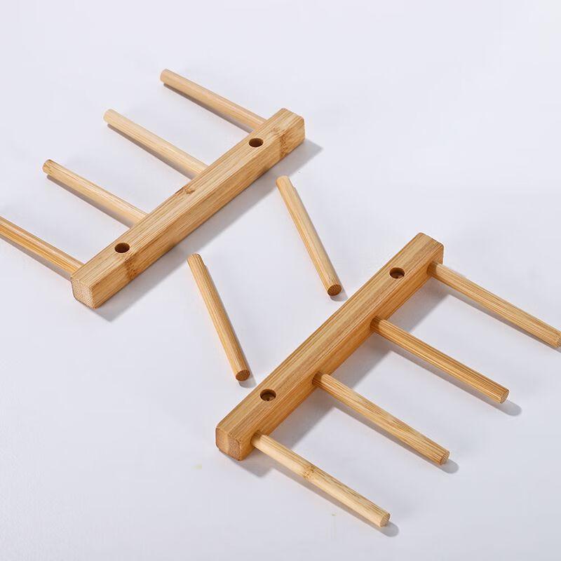 Zhaoran Bamboo & Aluminum Tea Cup Drying Rack