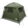 Cabin Tent Olive Green 244 x 213 x 183 cm Polyester and Steel