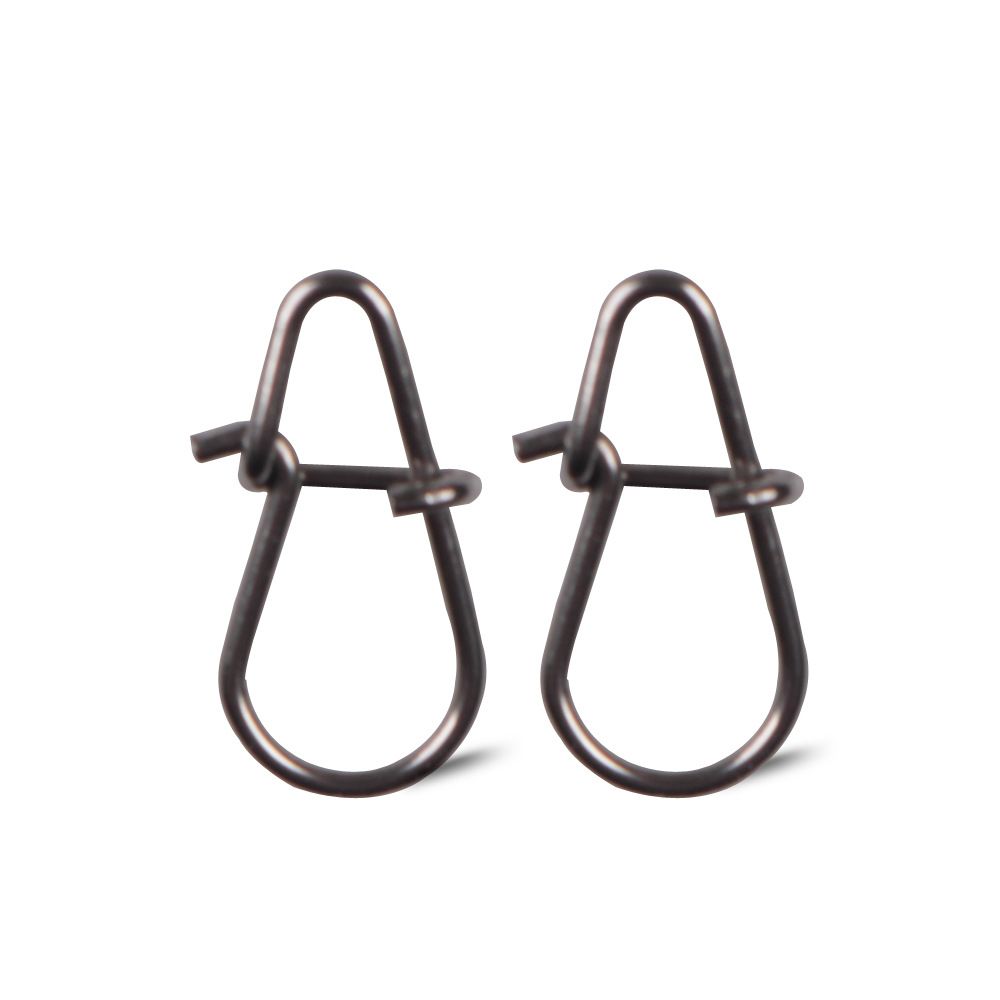 Fishing Accessories Stainless Steel 0.6mm Fish Hook Pins Safety Snaps Fast Clip Lock Lure Connector