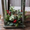 Christmas Wreath Premium Table Centerpiece Decorative Ring High Quality Scented Candle Ring For Dinner Setting Kitchen Christmas