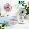 1pc Portable Folding Fan 3 - Speed Adjustable USB Rechargeable Mini Desk Fan 360° Rotatable for Home Office Travel Outdoor