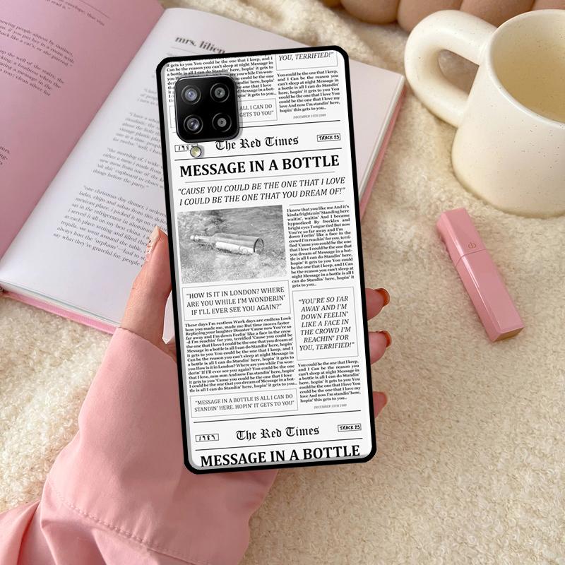 Getaway Car Newspaper For Samsung Galaxy A54 A34 A14 A52 A32 A12 A13 A33 A53 A15 A16 A26 A36 A56 A06 A35 A55 Case