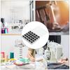25Pcs Black Bobbin Set Plastic Side Industrial Grade Embroidery Thread Clear Storage High Speed PreWound Bobbins Home Embroidery