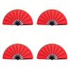 10 Inch Kung Fu Fan Folding Fan Martial Arts Double Sided Plastic Chinese Sound Fan Fitness Dance Classic Kung Fu Fan