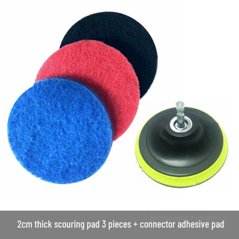 Набор электрических щеток для чистки: Жесткие губки, Чистящие губки для кухни, Посуды, Плитки и насадка на дрель.