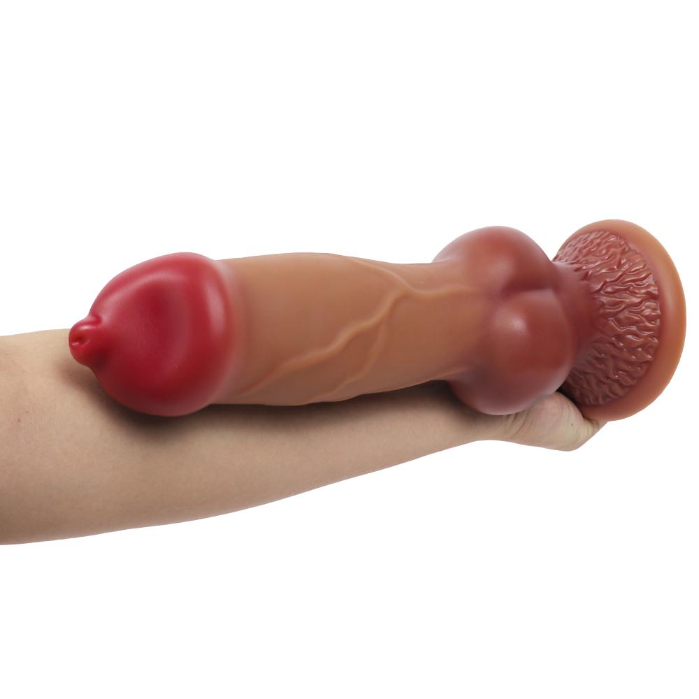 Huge Silicone Animal Dildo Anal Plug Sex Toy for Men Women Suction Cup Adult Supplies Large Dog Dildo