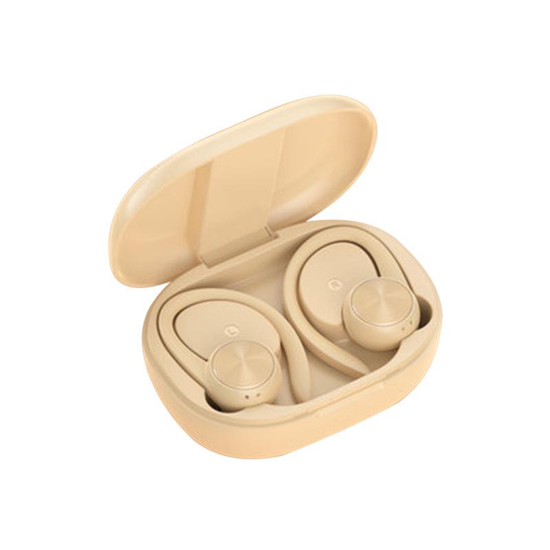Noise-cancelling in-ear True Wireless 5.0 Bluetooth Headphones Painless Over-ear Digital Display Sports Sweat-proof Headphones