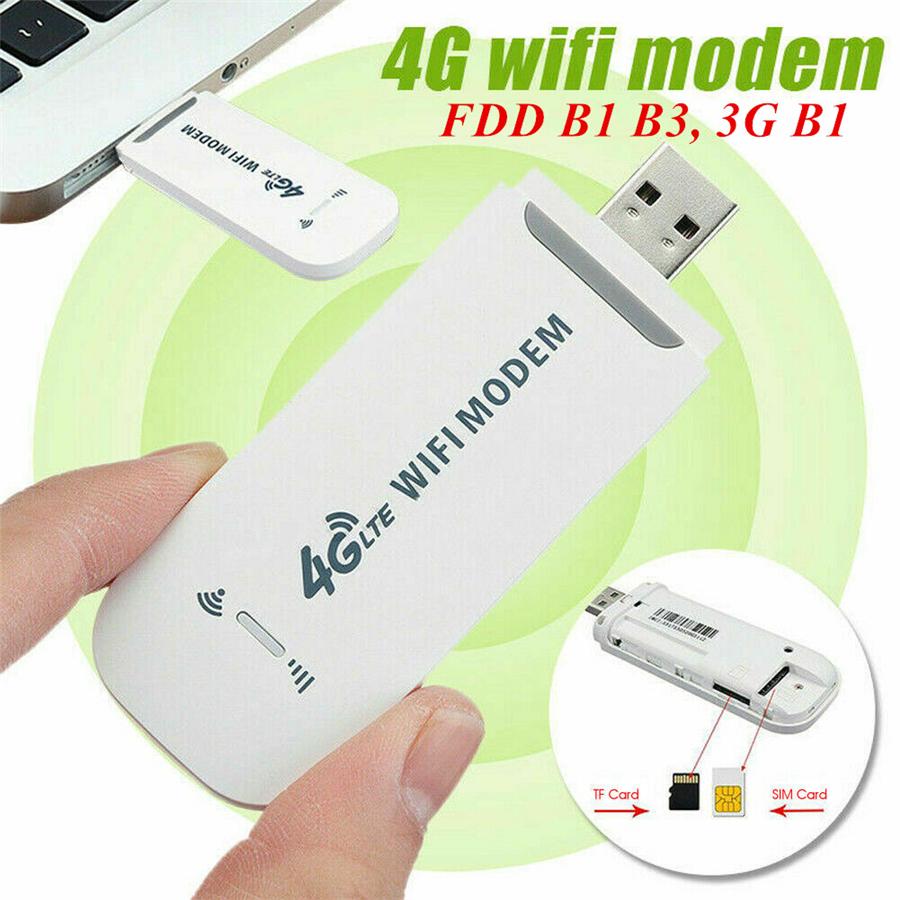 

Wireless 4G WiFi USB Dongle Modem SIM/TF Card Adapter For Car DVD Player Laptop